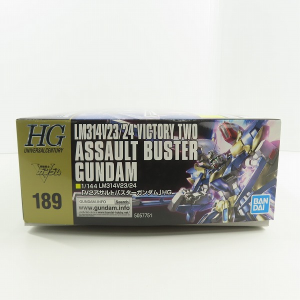 実際に弊社で買取させて頂いた【未組立】BANDAI/バンダイ 1/144 HG 機動戦士Vガンダム LM314V23/24 /V2アサルトバスターガンダムの画像 4枚目