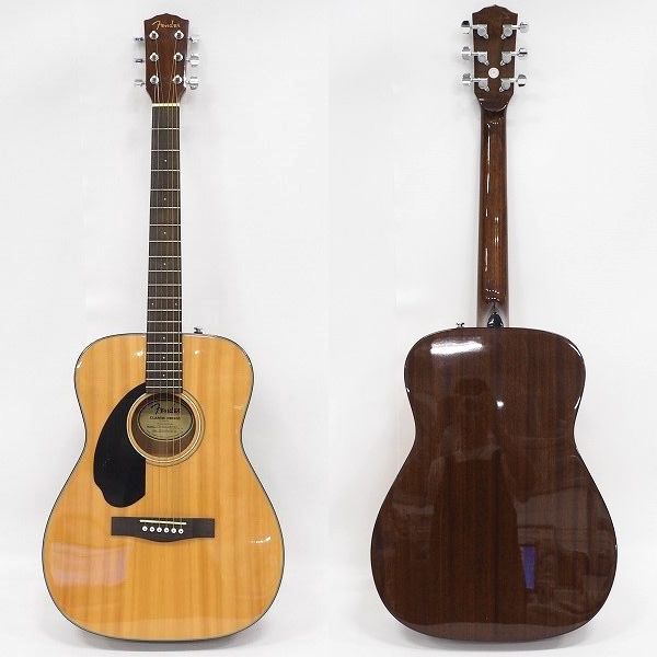 実際に弊社で買取させて頂いた★Fender/フェンダー CC-60S LH/NAT アコースティックギター/アコギ レフティ/左きき用 ソフトケース付の画像 1枚目