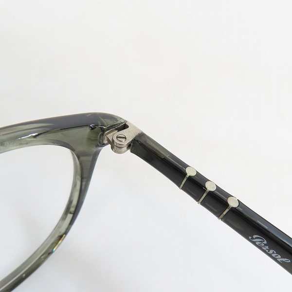 実際に弊社で買取させて頂いたPersol/ペルソール メガネフレーム/アイウェア Typewriter Edition 3107-V 1020の画像 4枚目