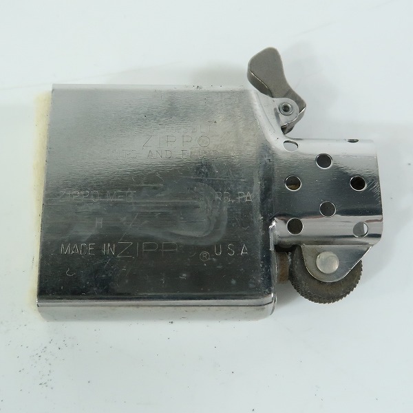 実際に弊社で買取させて頂いたZIPPO/ジッポー 2面ブラッシュド加工 Snap-on/スナップオン ロゴ 1989年製の画像 5枚目