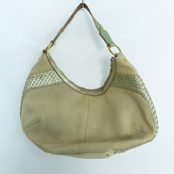 実際に弊社で買取させて頂いたYSL/YVES SAINT LAURENT/イヴサンローラン キャンバス ハンドバッグ