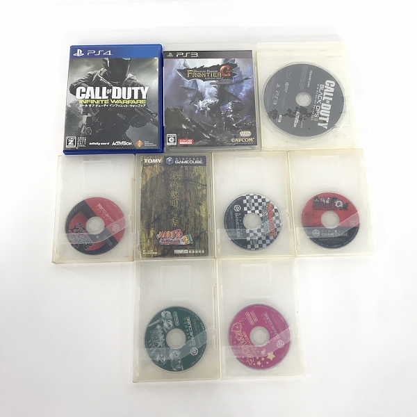 実際に弊社で買取させて頂いた【おまとめ】PS4/PS3/ゲームキューブ コールオブデューティ/大乱闘スマッシュブラザーズ 等 ゲームソフト