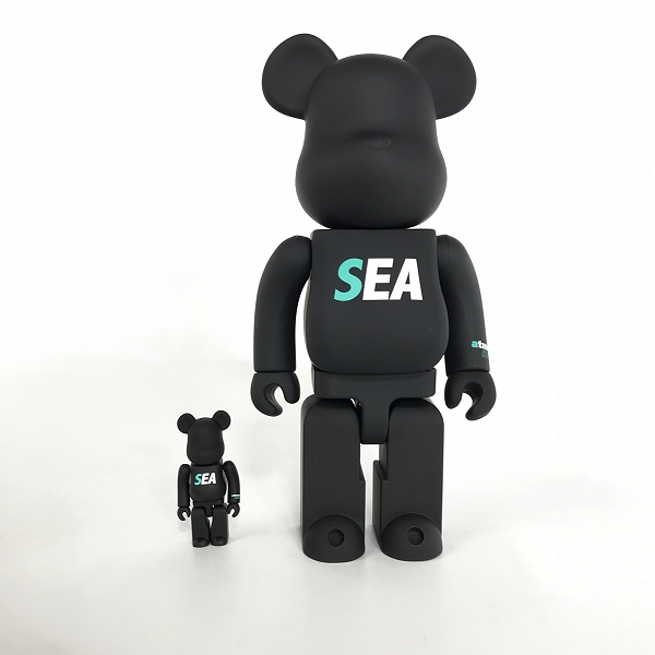 実際に弊社で買取させて頂いたMEDICOM TOY/メディコムトイ BE@RBRICK×atmos×STAPLE #3/ベアブリック×アトモス×ステイプル 100％ & 400％の画像 1枚目