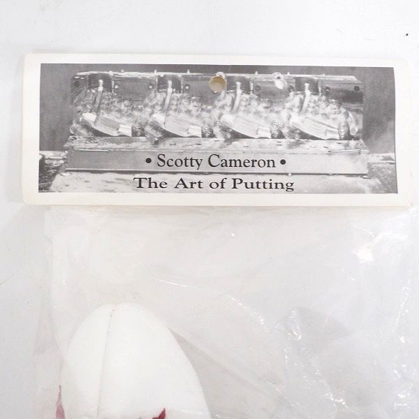 実際に弊社で買取させて頂いた【未開封】SCOTTY CAMERON/スコッティキャメロン Titleist PUTTER STUDIO メイプルリーフ パター用ヘッドカバー の画像 5枚目