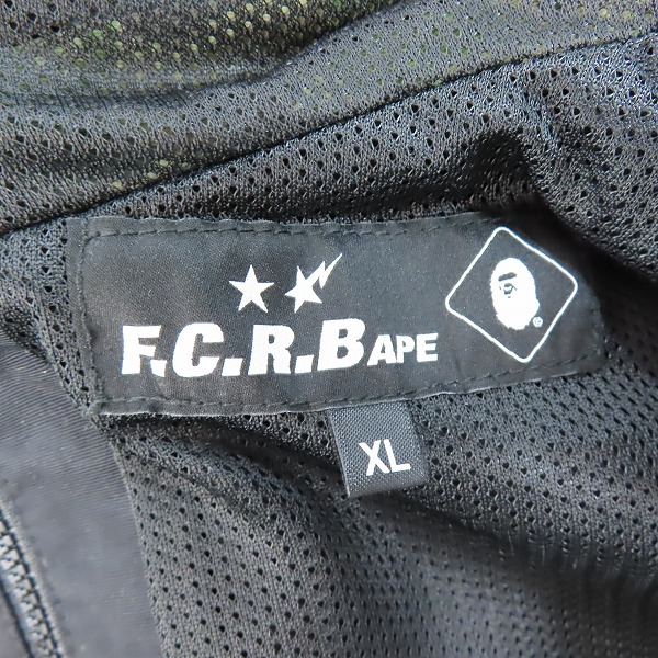 実際に弊社で買取させて頂いたA BATHING APE×F.C.R.B./アベイシングエイプ×F.C.レアルブリストル カモフラ ジャケット FCRB-190104/XLの画像 2枚目
