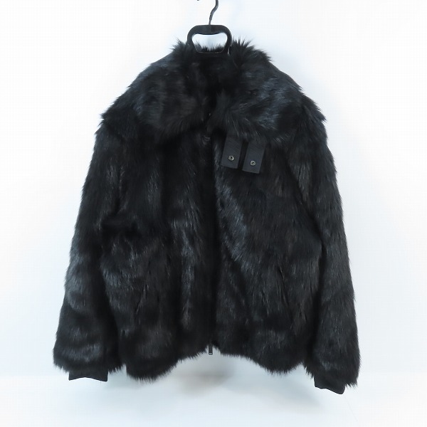 実際に弊社で買取させて頂いたNIKE×AMBUSH/ナイキ×アンブッシュ 18AW リバーシブルフェイクファーコートジャケット AQ9225-010 /M