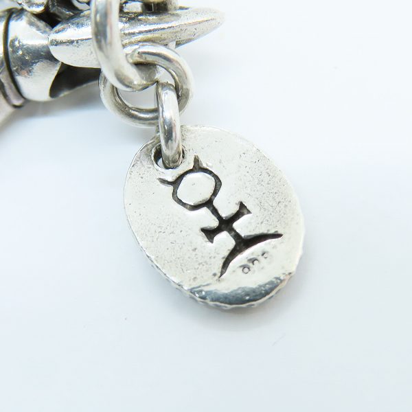 実際に弊社で買取させて頂いたSOUL FETISH/ソウルフェティッシュ シルバー ウォレットチェーン ガーネット付きの画像 4枚目