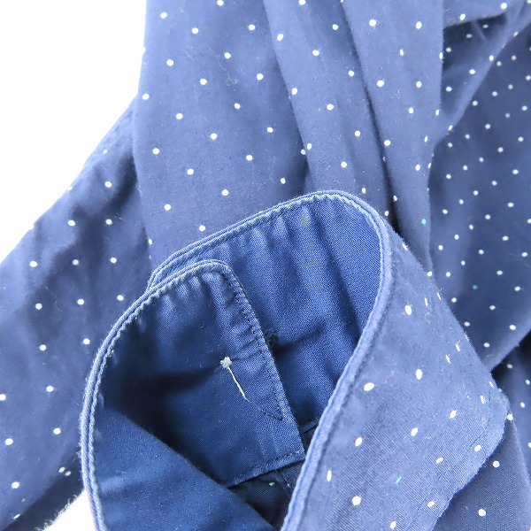 実際に弊社で買取させて頂いたPaul Smith/ポールスミス ドット柄 長袖シャツ pl-cr-70046/Mの画像 6枚目