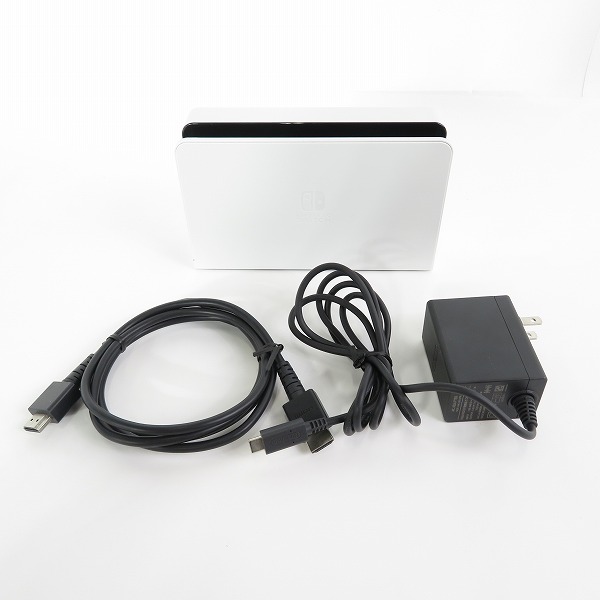 実際に弊社で買取させて頂いた任天堂 Nintendo switch/ニンテンドースイッチ 有機ELモデル用 ドック ホワイト HEG-007/アダプター/HDMIケーブル 付き