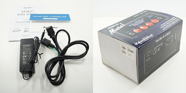 実際に弊社で買取させて頂いたHughes&Kettner/ヒュースアンドケトナー Spirit Nano series SPIRIT OF Metal 小型 ヘッドアンプ ギターアンプ 動作確認済みの画像 9枚目