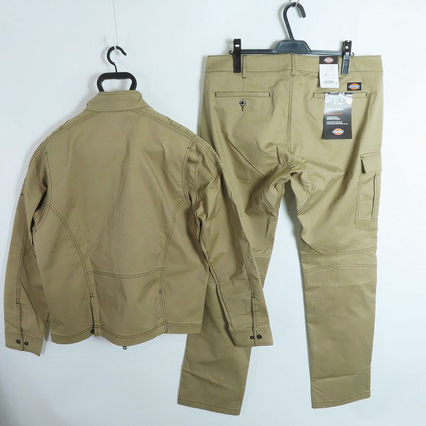 実際に弊社で買取させて頂いた【未使用】Dickie/ディッキーズ 作業着 セットアップ D-1840 Ｄ-1845 カーキ/3L/4Lの画像 1枚目