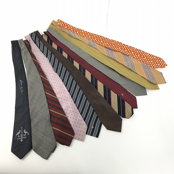 実際に弊社で買取させて頂いた【おまとめ】VERSACE/ヴェルサーチ CELINE/セリーヌ Giorgio Armani/ジョルジオアルマーニ 他 ネクタイ