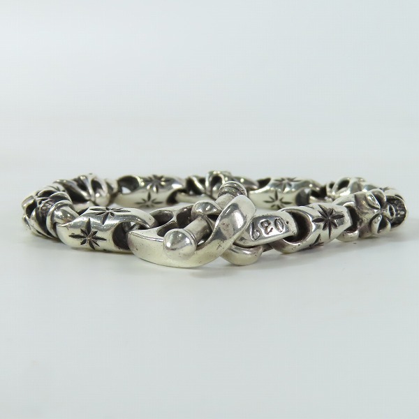 実際に弊社で買取させて頂いたBWL/BILL WALL LEATHER/ビルウォールレザー スカル ブレスレットの画像 3枚目