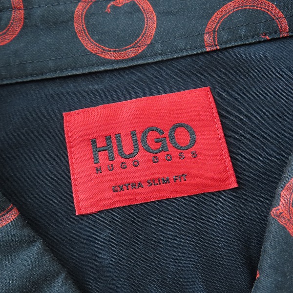 実際に弊社で買取させて頂いたHUGO BOSS/ヒューゴボス 総柄 長袖シャツ Lの画像 2枚目