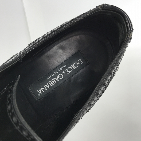 実際に弊社で買取させて頂いたDOLCE＆GABBANA/ドルチェ&ガッバーナ メダリオン ダービーシューズ/ドレスシューズ 4084/7の画像 4枚目