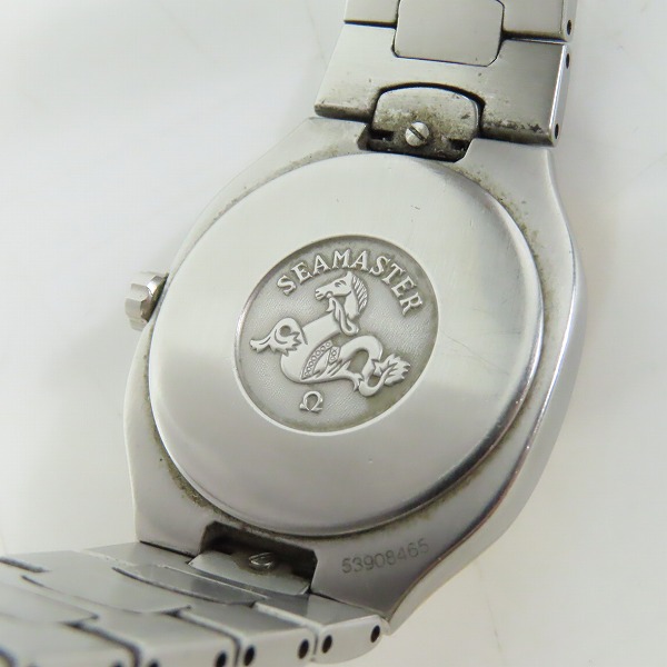 実際に弊社で買取させて頂いたOMEGA/オメガ SEAMASTER/シーマスター ポラリス/デイデイト【動作未確認】の画像 4枚目