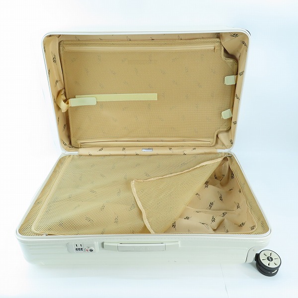 実際に弊社で買取させて頂いたRIMOWA×UNITED ARROWS別注/リモワ×ユナイテッドアローズ SALSA ECRU キャリーケース97L/810.90.565の画像 7枚目