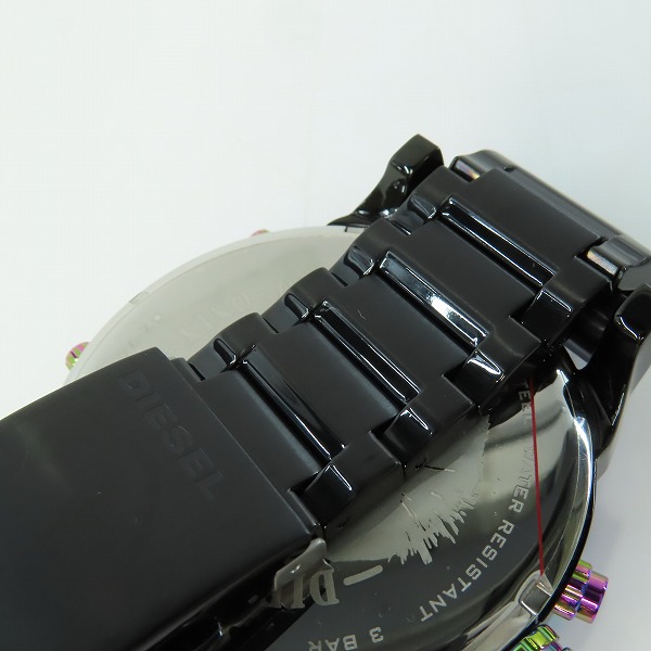 実際に弊社で買取させて頂いたDIESEL/ディーゼル Mr. Daddy 2.0 ミスターダディ 2.0 腕時計 アナログ クロノグラフ DZ-7436【動作未確認】の画像 5枚目