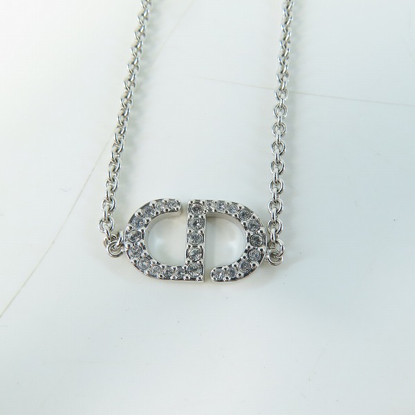 実際に弊社で買取させて頂いたDior/ディオール CDロゴ チェーンネックレスの画像 1枚目