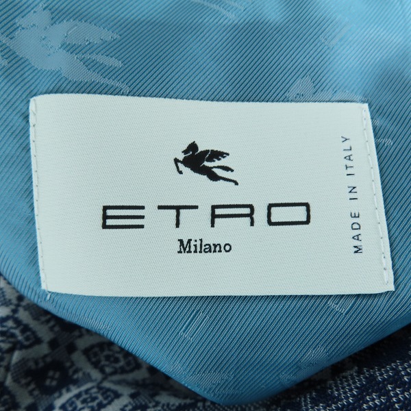 実際に弊社で買取させて頂いたETRO/エトロ バンダナ柄 3Bテーラードジャケット/スラックスパンツ セットアップ/52の画像 2枚目