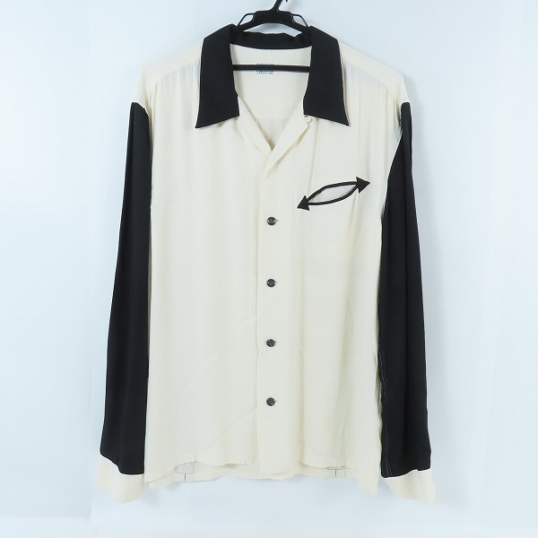 実際に弊社で買取させて頂いたTHE FLAT HEAD/フラットヘッド 長袖 レーヨンシャツ/L