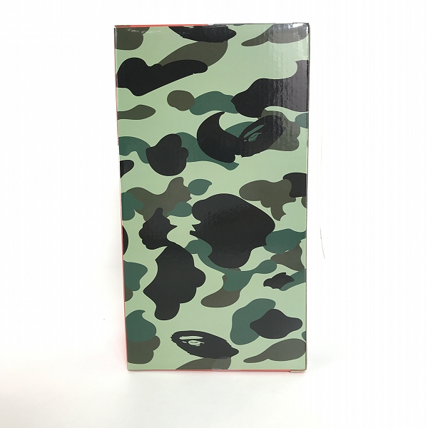実際に弊社で買取させて頂いた【未開封】MEDICOM TOY/メディコムトイ BAPE/ベイプ 1st CAMO SHARK 400% BE@RBRICK/ベアブリックの画像 2枚目