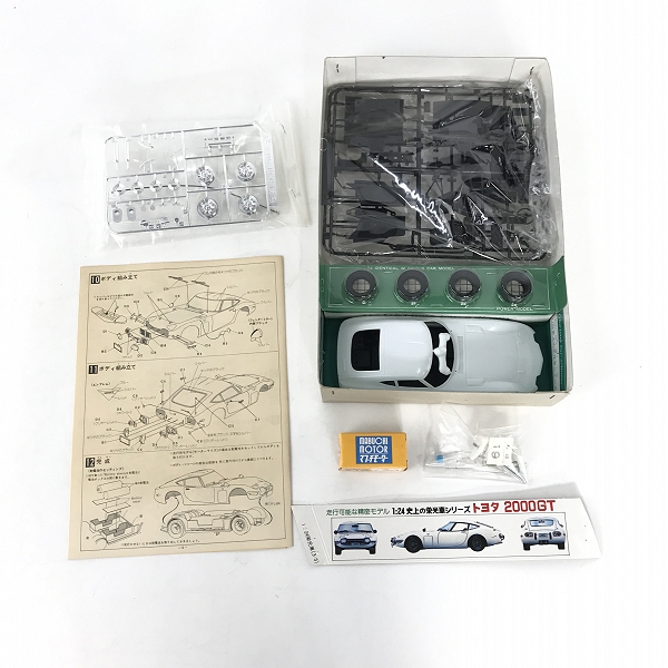 実際に弊社で買取させて頂いた【未組立】ナガノ/ハセガワ/ニチモ TOYOTA 2000GT 1/24 1/20 プラモデル 3点セットの画像 3枚目