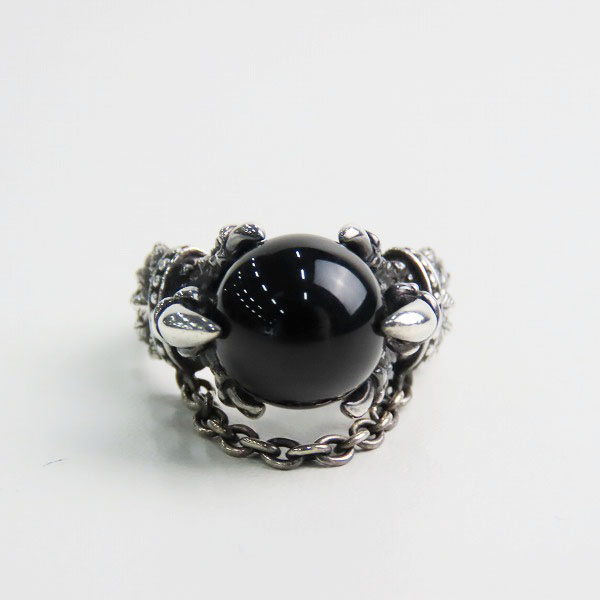 実際に弊社で買取させて頂いたBizarre/ビザール クロー リング w/オニキス 17号の画像 1枚目