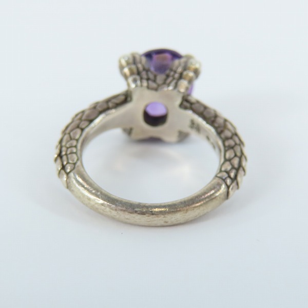 実際に弊社で買取させて頂いたBloody Mary/ブラッディマリー アメジスト リング 13号の画像 3枚目