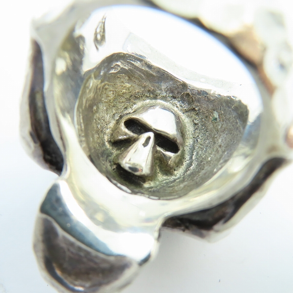 実際に弊社で買取させて頂いたTHIRTEEN DESIGNS/サーティーンデザインズ スカル リング 19.5-20.5号の画像 5枚目