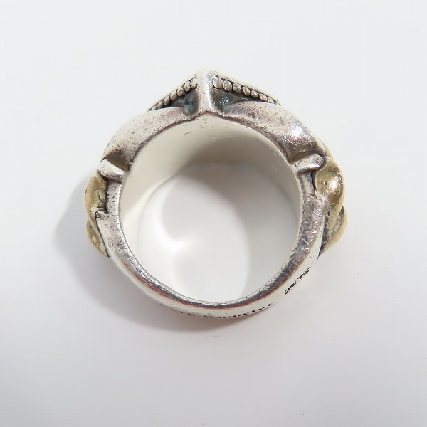 実際に弊社で買取させて頂いたLord Camelot/ロードキャメロット リリー/フレア デザイン リング 14-15.5号の画像 5枚目