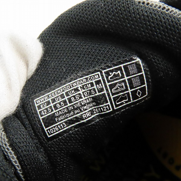 実際に弊社で買取させて頂いたKEEN/キーン KXIS SPEED 1026113 27.5の画像 5枚目