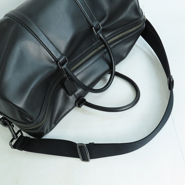 実際に弊社で買取させて頂いたCOACH/コーチ ボストンバッグ 2way ベンチュラー ブラック レザー C5306の画像 3枚目