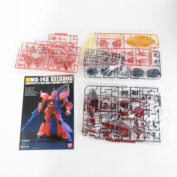 実際に弊社で買取させて頂いた【未組立】BANDAI/バンダイ HG 1/144 シャア専用ゲルググ/百式/クロスボーン・ガンダム X1 4点セット/ガンプラの画像 1枚目