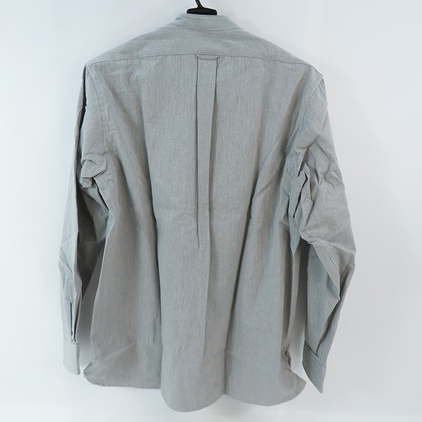 実際に弊社で買取させて頂いた【未使用】I K E BEHAR/アイクベーハー SHIPS別注 コットン バンドカラーシャツ 111-18-0142-1295 /Lの画像 1枚目