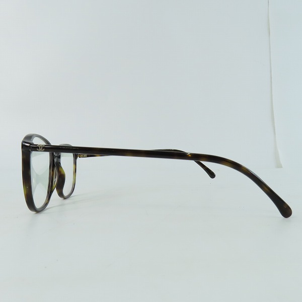 実際に弊社で買取させて頂いたCHANEL/シャネル ココマーク フルリム メガネフレーム/アイウェア 3219の画像 1枚目