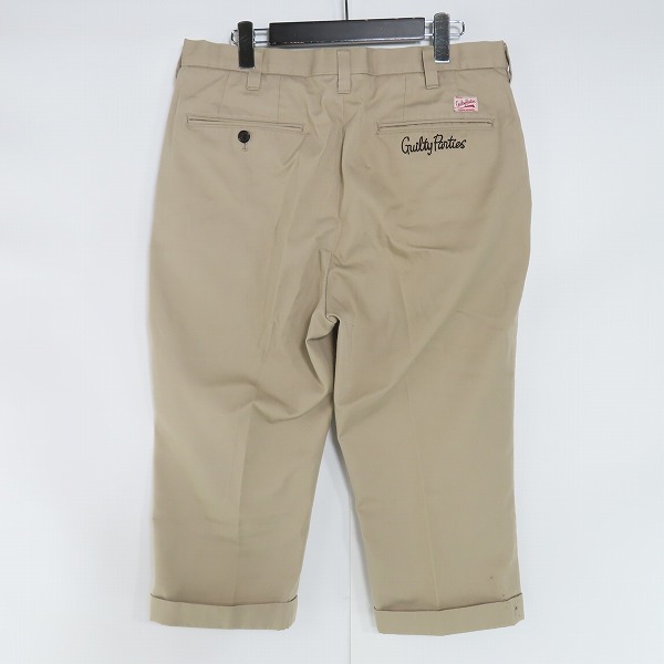 実際に弊社で買取させて頂いたWACKOMARIA/ワコマリア 7部丈 パンツ ベージュ Lの画像 1枚目