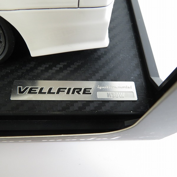 実際に弊社で買取させて頂いたイグニッションモデル 1/18 Toyota Vellfire/トヨタ ヴェルファイア H30W ZG ホワイト/ミニカーの画像 7枚目