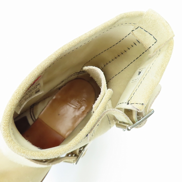 実際に弊社で買取させて頂いたRED WING/レッドウィング ショートエンジニアブーツ 2965/7.5Dの画像 4枚目