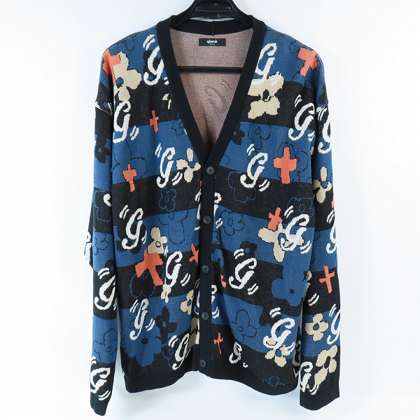 実際に弊社で買取させて頂いたglamb/グラム Initial Border Cardigan/イニシャルボーダーカーディガン GB0124/KNT03/M