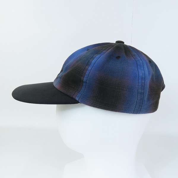 実際に弊社で買取させて頂いたCOOTIE PRODUCTIONS/クーティー オンブレチェックキャップの画像 2枚目