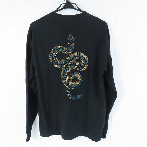 実際に弊社で買取させて頂いたCOOTIE/クーティー 背面 蛇/スネーク プリント ロングスリーブ カットソー Tシャツ/Mの画像 1枚目