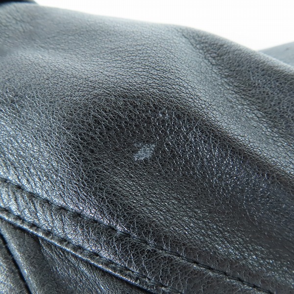 実際に弊社で買取させて頂いたwjk/ダブルジェイケイ レザージャケット lc06/Sの画像 8枚目