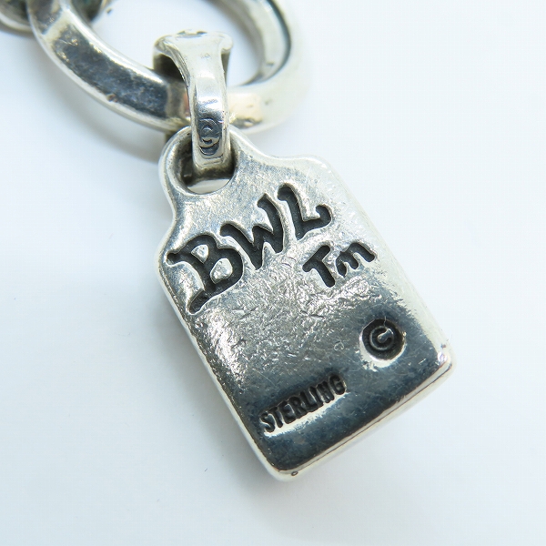 実際に弊社で買取させて頂いたBill Wall Leather/BWL/ビルウォールレザー ストーンアイ スカル/クロス ペンダント トップの画像 7枚目