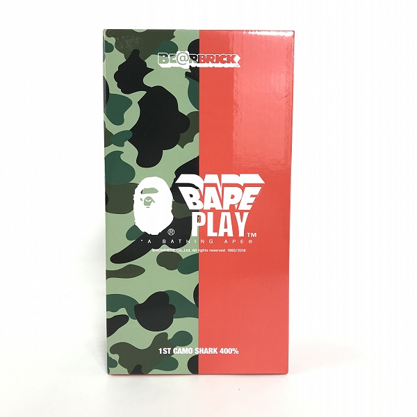 実際に弊社で買取させて頂いた【未開封】MEDICOM TOY/メディコムトイ BAPE/ベイプ 1st CAMO SHARK 400% BE@RBRICK/ベアブリック