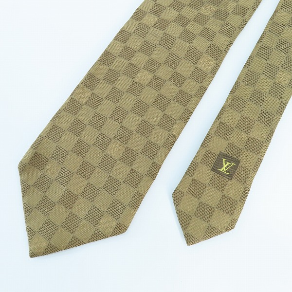 実際に弊社で買取させて頂いたLOUIS VUITTON/ルイヴィトン ダミエ ネクタイの画像 1枚目