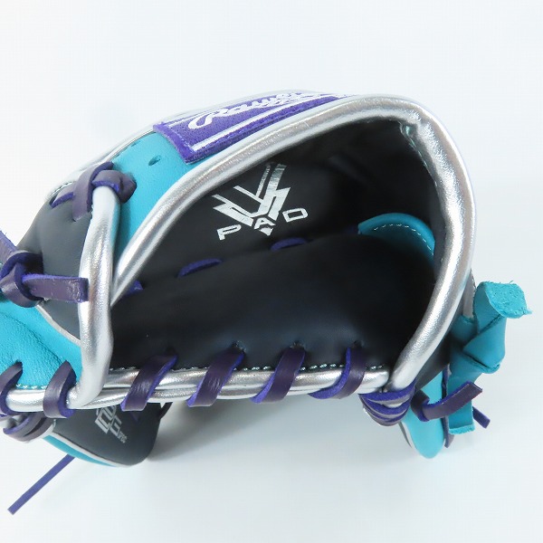 実際に弊社で買取させて頂いたRawlings/ローリングス HYPER TECH COLOR SYNC 軟式/内野手/右投げ用 グローブ GR4HTCN62 の画像 4枚目