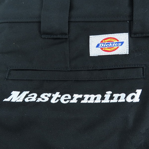 実際に弊社で買取させて頂いた【未使用】MASTERMIND×Dickies/マスターマインドジャパン×ディッキーズ スカル刺繍 ツイルワークパンツ 182M40M501 32の画像 7枚目