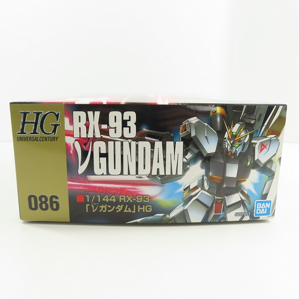 実際に弊社で買取させて頂いた【未組立】BANDAI/バンダイ HG 1/144 機動戦士ガンダム 逆襲のシャア RX-93 νガンダムの画像 4枚目