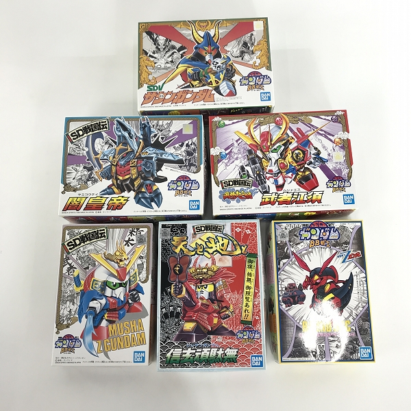 実際に弊社で買取させて頂いた【おまとめ/未組立】BANDAI/バンダイ すーぱーでふぉるめ 機動戦士ガンダム BB戦士 武者江須/闇皇帝/ムシャZガンダム 等